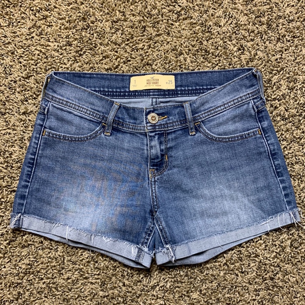 hollister jean shorts